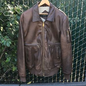 U2 wear me out - men’s brown bomber jacket size 40